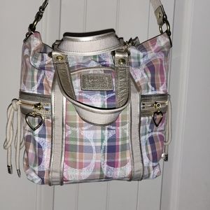 Coach Shoulder/Handbag Poppy Madras